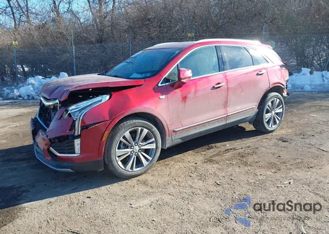 2025 Cadillac Xt5 Awd Premium Luxury from USA, damaged, VIN 1GYKNDRSXSZ117843